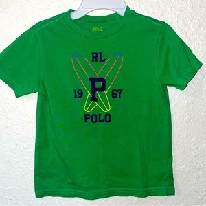 Polo Ralph Lauren Boys 6 Green Surf shirt